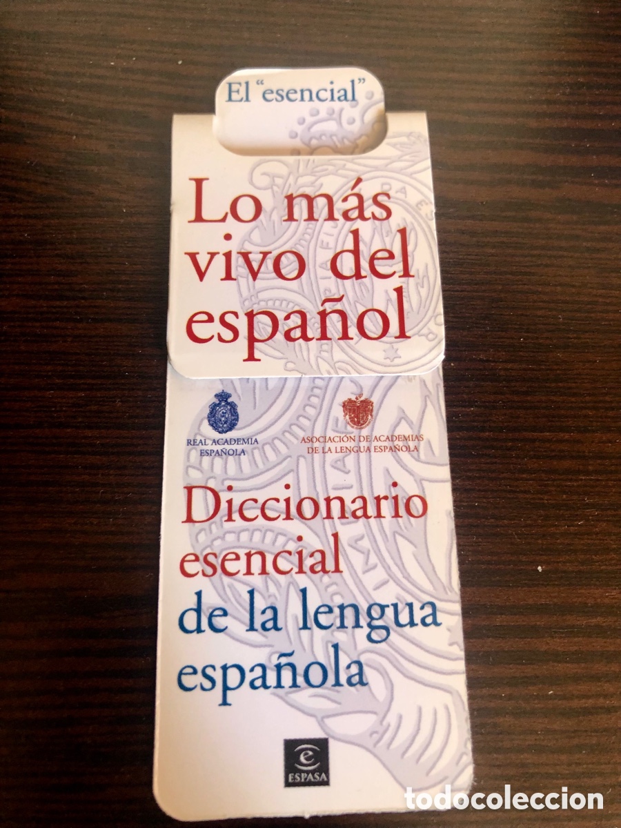 Coleccionismo marcap&aacute;ginas: Marcap&aacute;ginas Real Diccionario de la Lengua Espa&ntilde;ola. Espasa Editorial. ASM