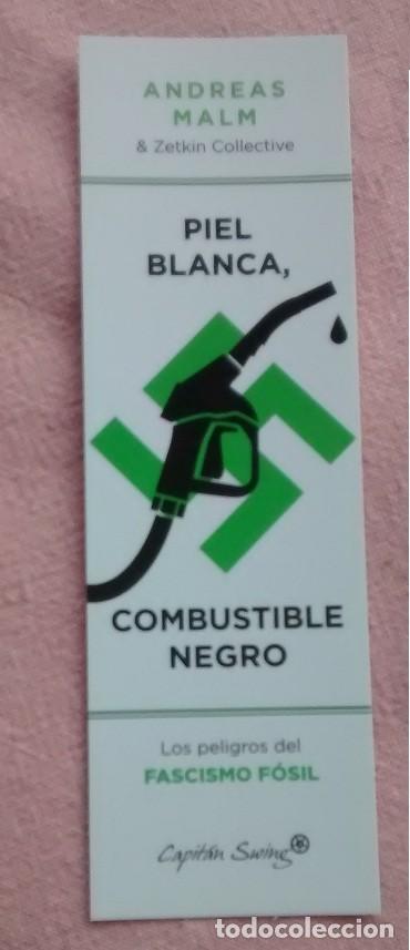 Coleccionismo Marcap&aacute;ginas: marcap&aacute;ginas combustible negro , editorial capitan swing