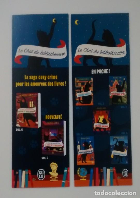 Coleccionismo marcap&aacute;ginas: marcap&aacute;ginas serie chat du biblioth&eacute;caire - Foto 1
