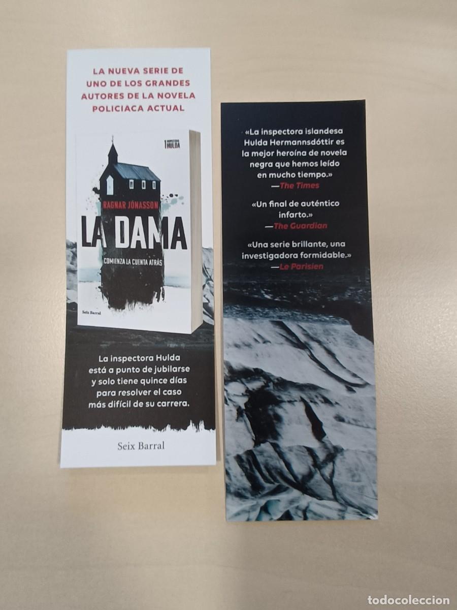 Coleccionismo marcap&aacute;ginas: MARCAP&Aacute;GINAS - SEIX BARRAL - LA DAMA - RAGNAR JONASSON - Foto 1