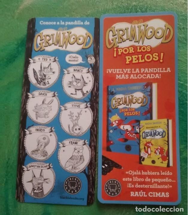 Coleccionismo Marcap&aacute;ginas: marcap&aacute;ginas infantil Grimwood por los pelos, editorial Blackie Books