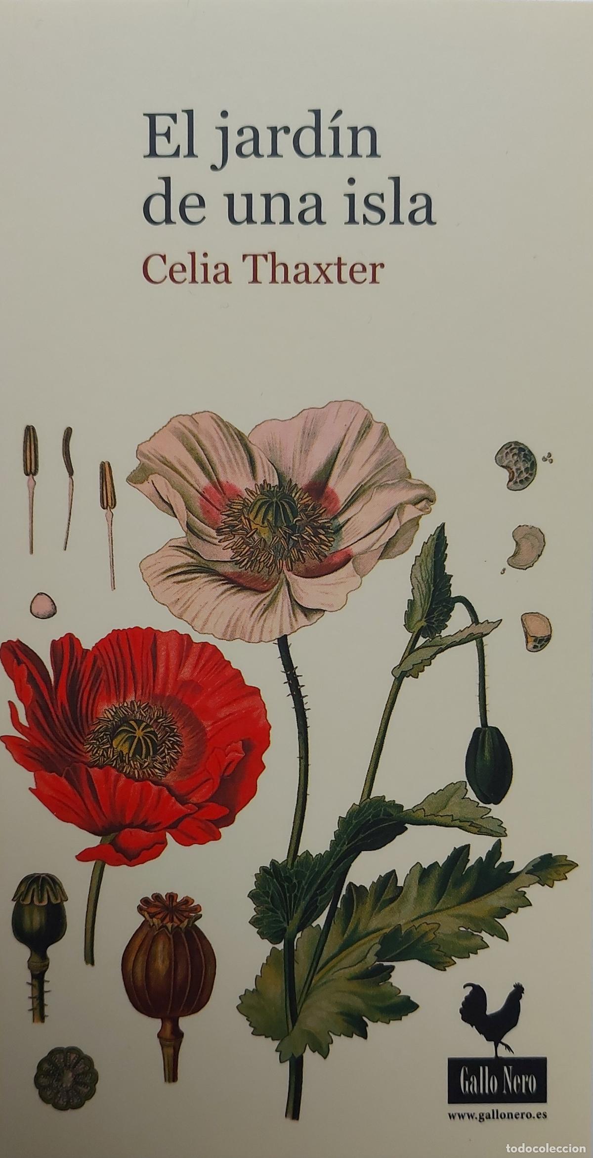 Coleccionismo Marcap&aacute;ginas: MARCAPAGINAS - GALLO NERO - EL JARDIN DE UNA ISLA - CELIA THXXTER
