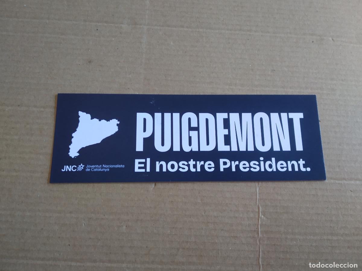 Collectables Bookmark: MARCAPAGINAS PUNTO DE LIBRO PUIGDEMONT EL NOSTRE PRESIDENT JNC JOVENTUT NACIONALISTA CATALUNYA