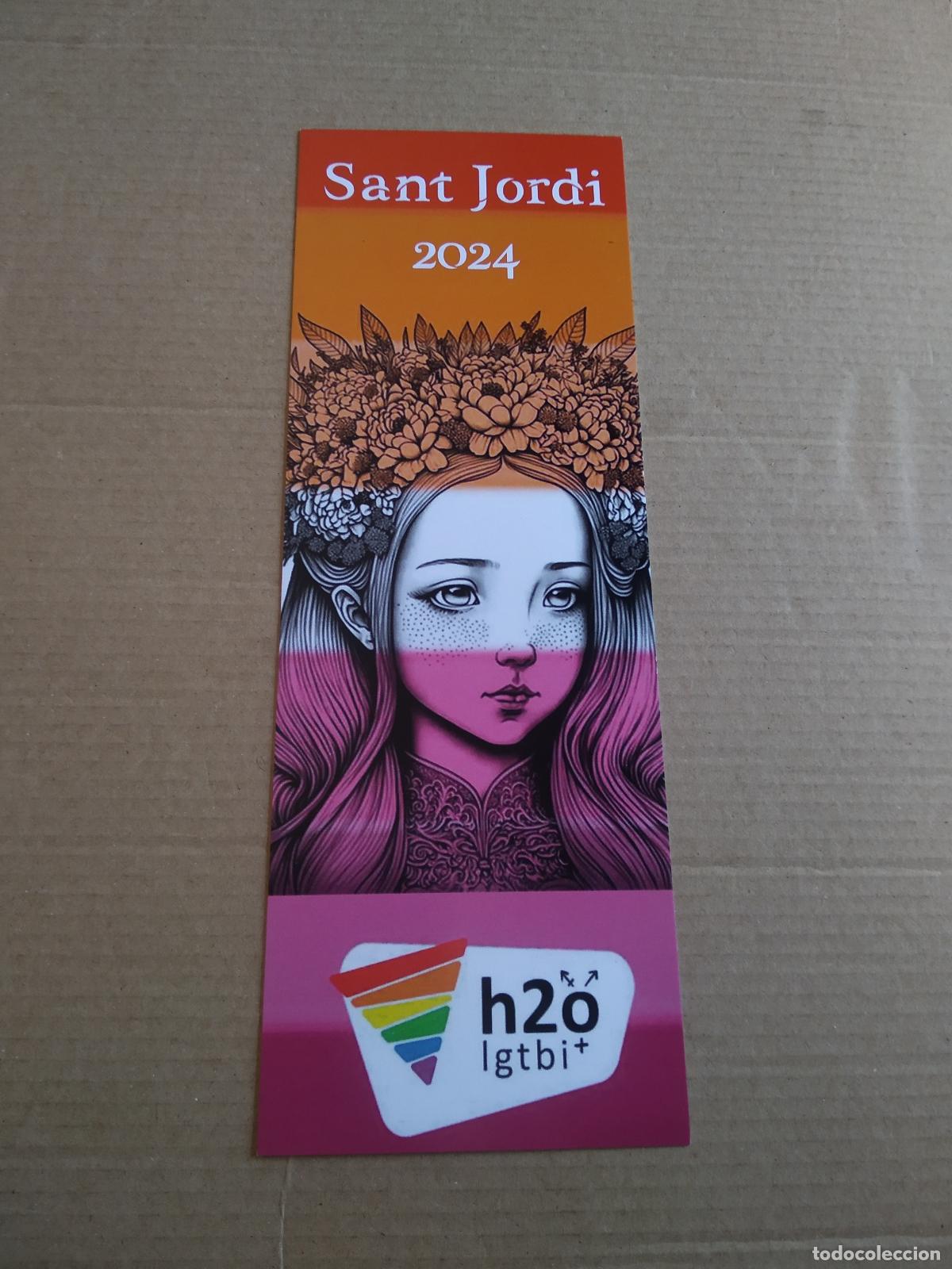 Coleccionismo marcap&aacute;ginas: MARCAPAGINAS PUNTO DE LIBRO H2O LGTBI SANT JORDI 2024