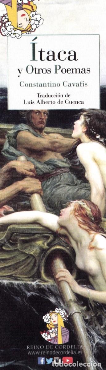 Coleccionismo Marcap&aacute;ginas: Marcapaginas editorial Reino de Cordelia &Iacute;taca y otros poemas