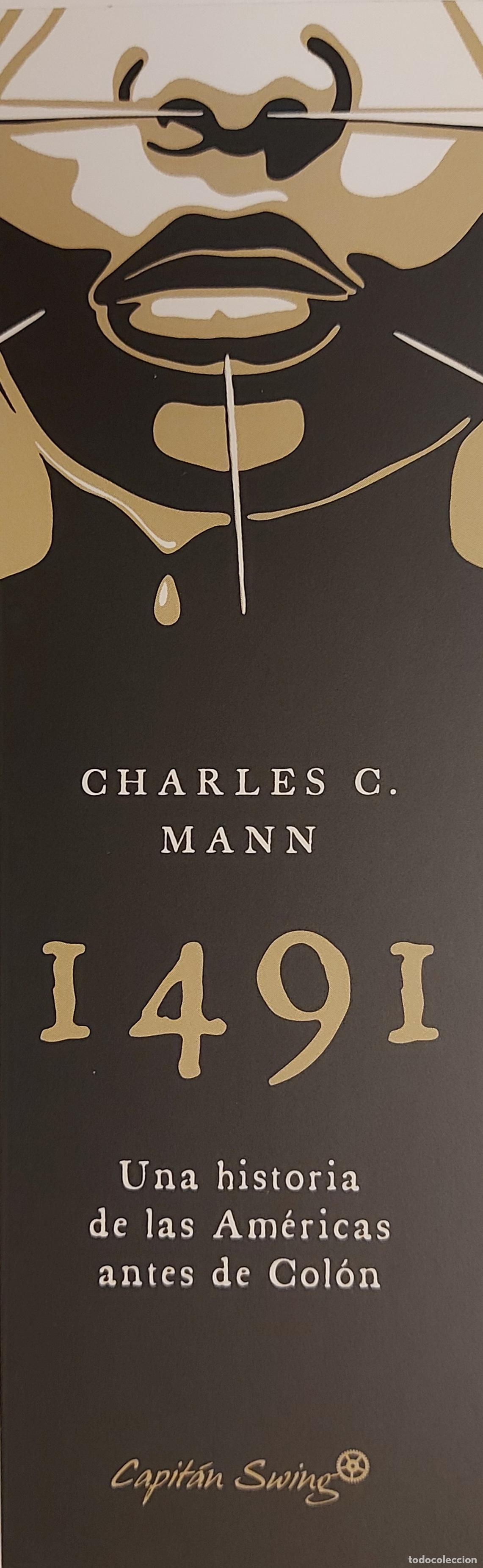 Coleccionismo marcap&aacute;ginas: MARCAPAGINAS - CAPITAN SWING - 1491 - CHARLES C. MANN - Foto 1