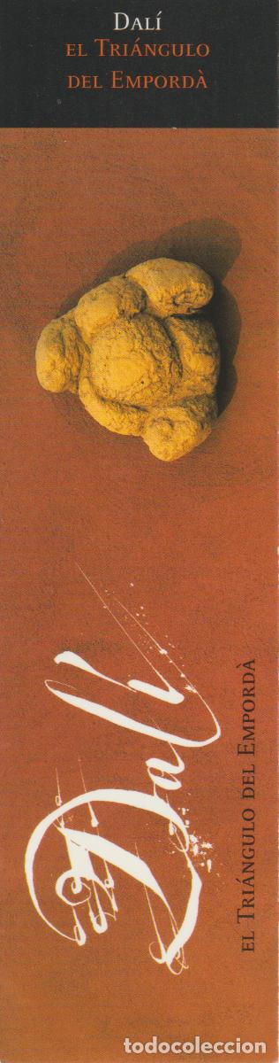 Coleccionismo marcap&aacute;ginas: MARCAPAGINAS. PUNT DE LLIBRE - DALI. EL TRIANGULO DEL EMPORDA - Foto 1