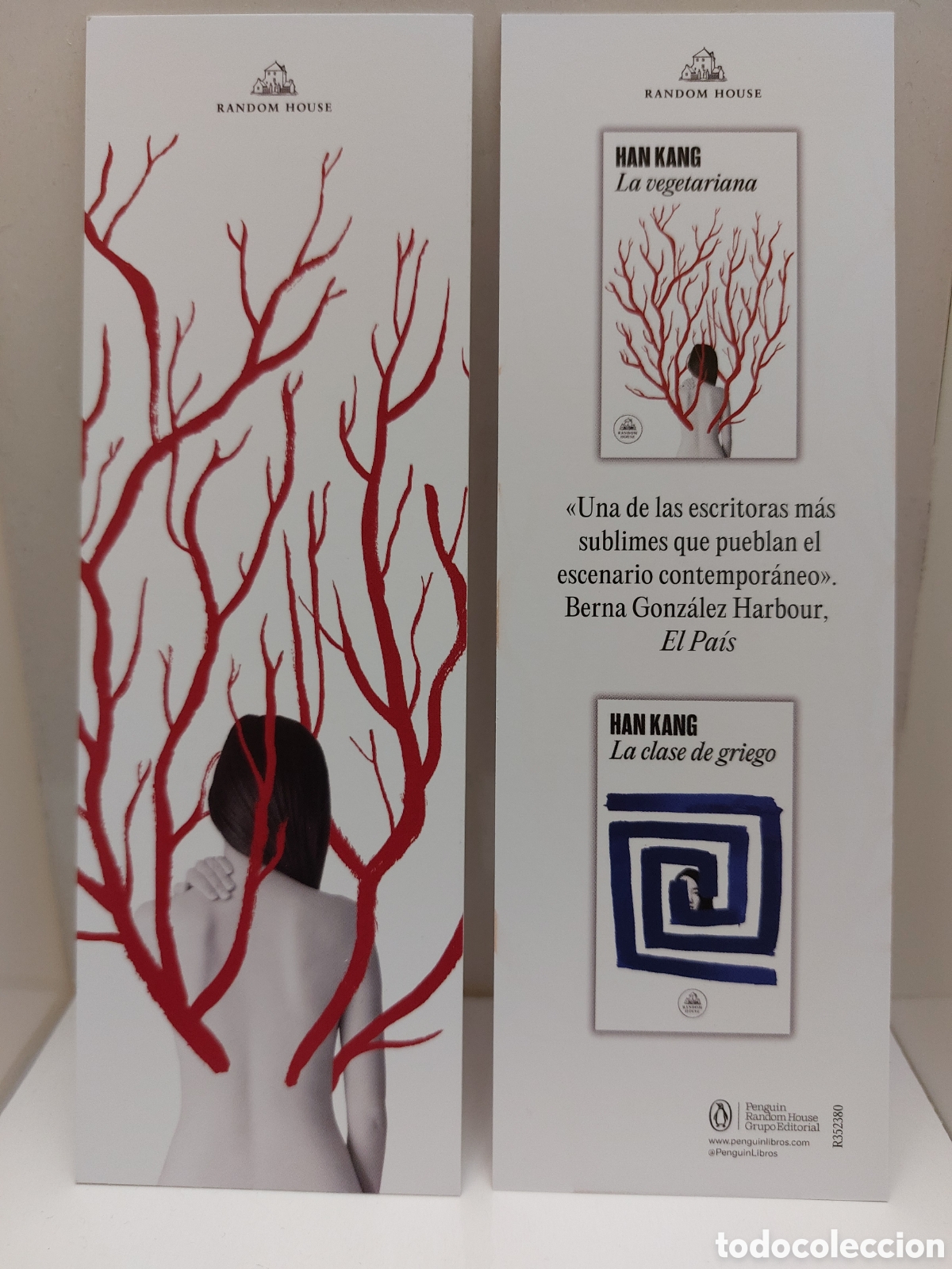 Collectables Bookmark: Marcap&aacute;ginas la vegetariana Premio Novel