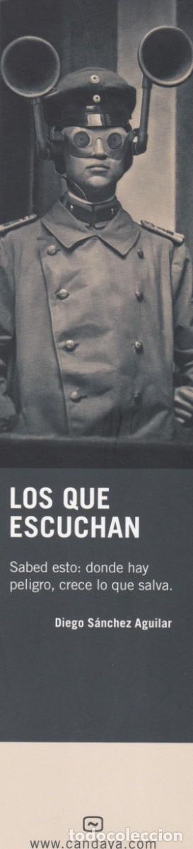 Coleccionismo marcap&aacute;ginas: Marcapaginas editorial Candaya los que escuchan
