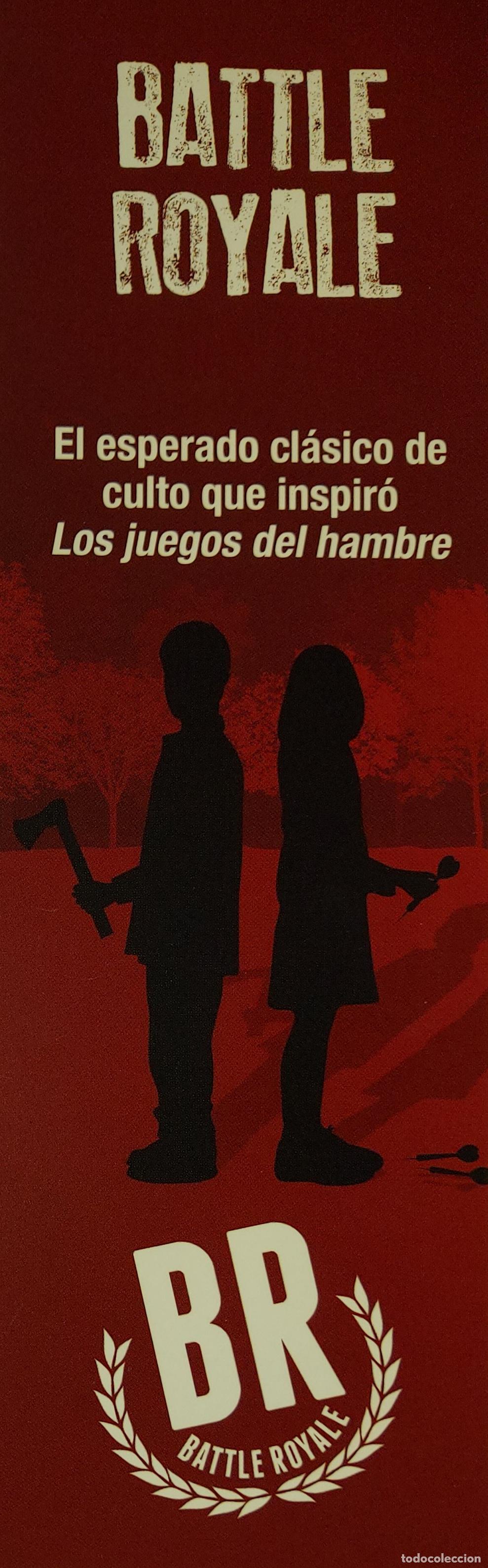 Coleccionismo Marcap&aacute;ginas: MARCAPAGINAS - BOOKET - BATTLE ROYALE