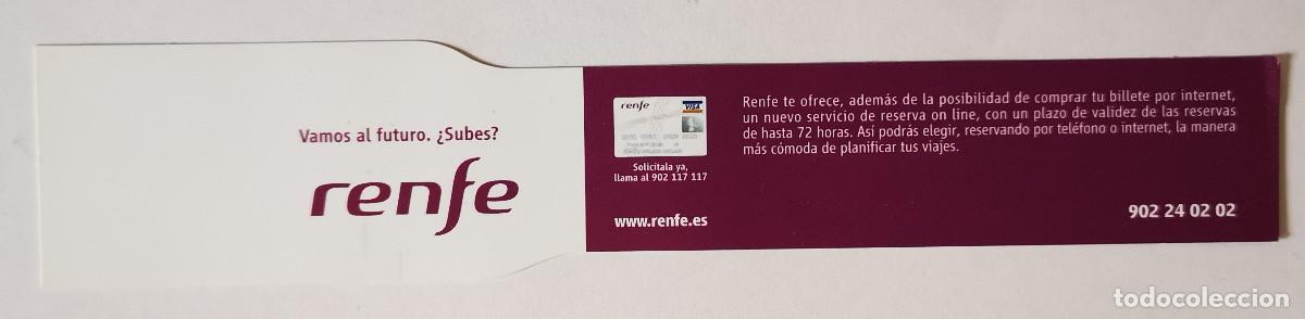 Coleccionismo marcap&aacute;ginas: MARCAPAGINAS - RENFE - Foto 1