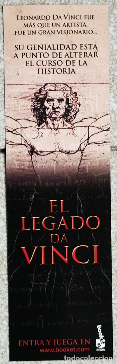 Coleccionismo marcap&aacute;ginas: MARCAPAGINAS - EL LEGADO DA VINCI - Foto 1