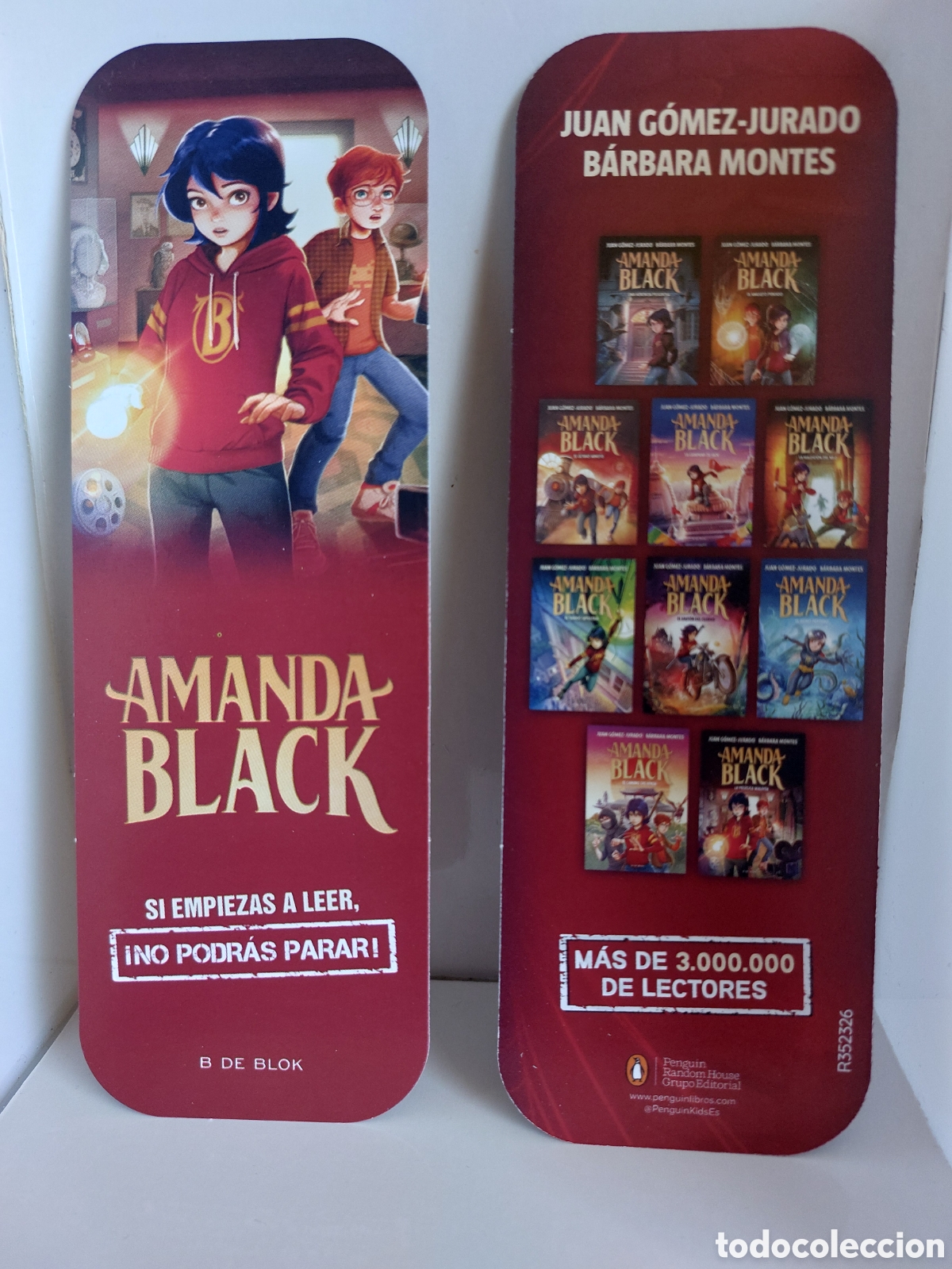 Collectables Bookmark: Marcap&aacute;ginas Amanda Black