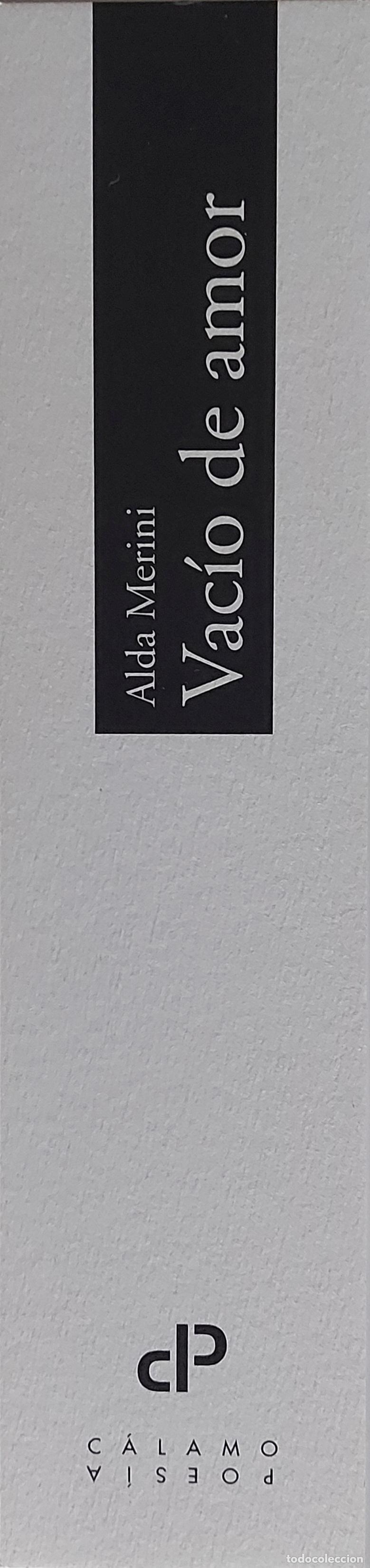 Collectionnisme Marque-pages: MARCAPAGINAS - CALAMO - VACIO DE AMOR - ALDA MERINI