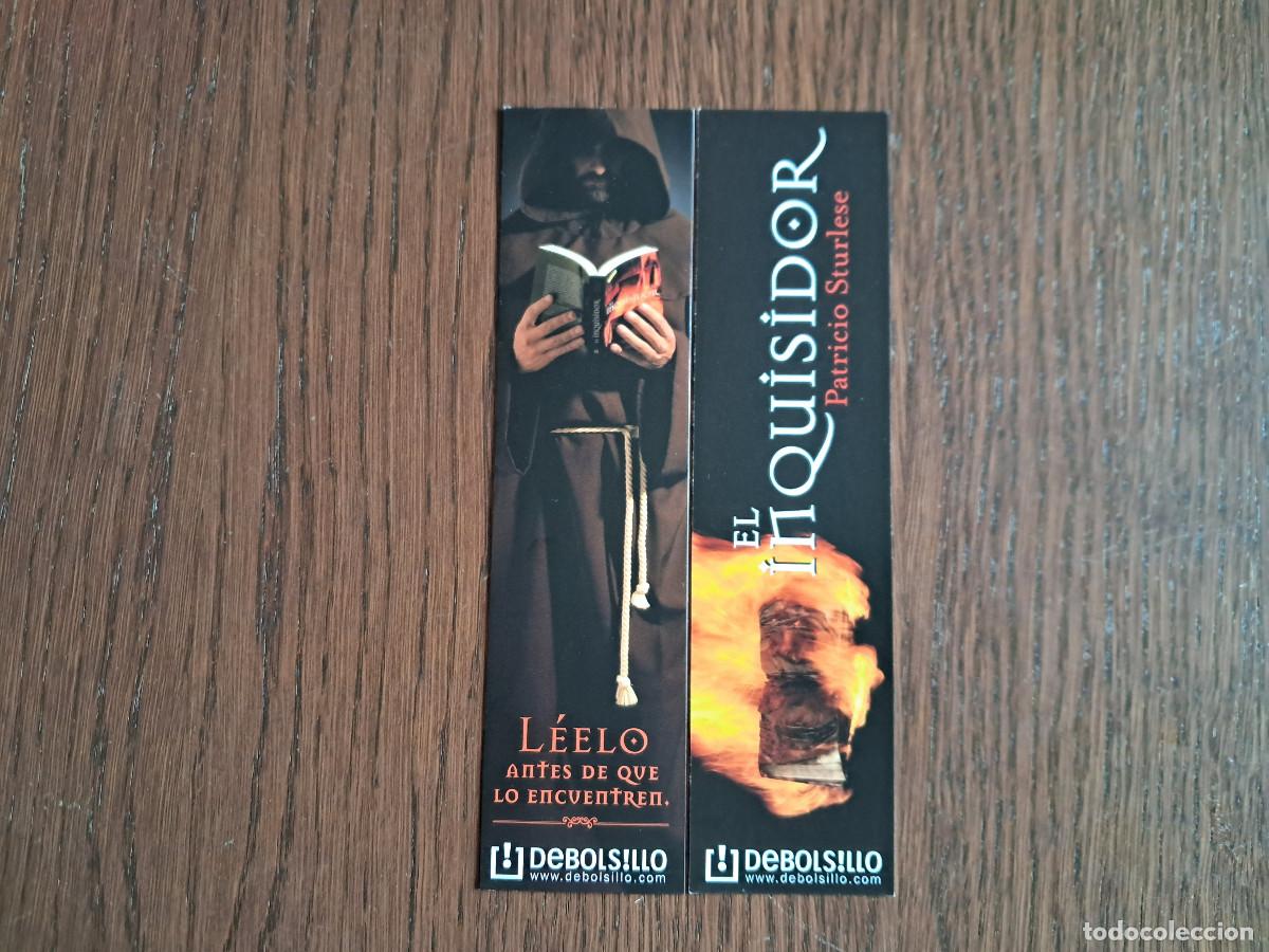 Coleccionismo Marcap&aacute;ginas: marcap&aacute;ginas, punto de libro, el inquisidor, Patricio Sturlese. Debolsillo.
