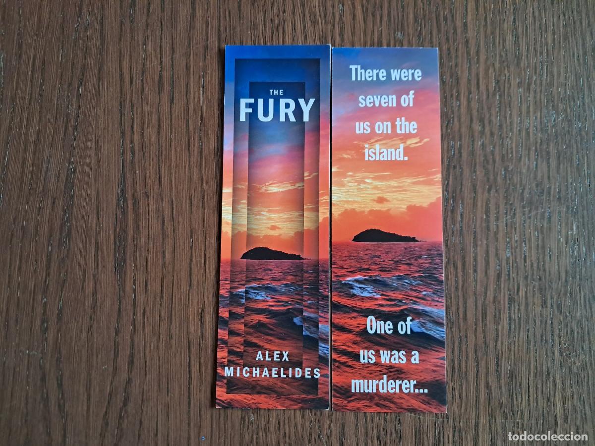 Collectables Bookmark: marcap&aacute;ginas, punto de libro, The fury, Alex Michaelides.