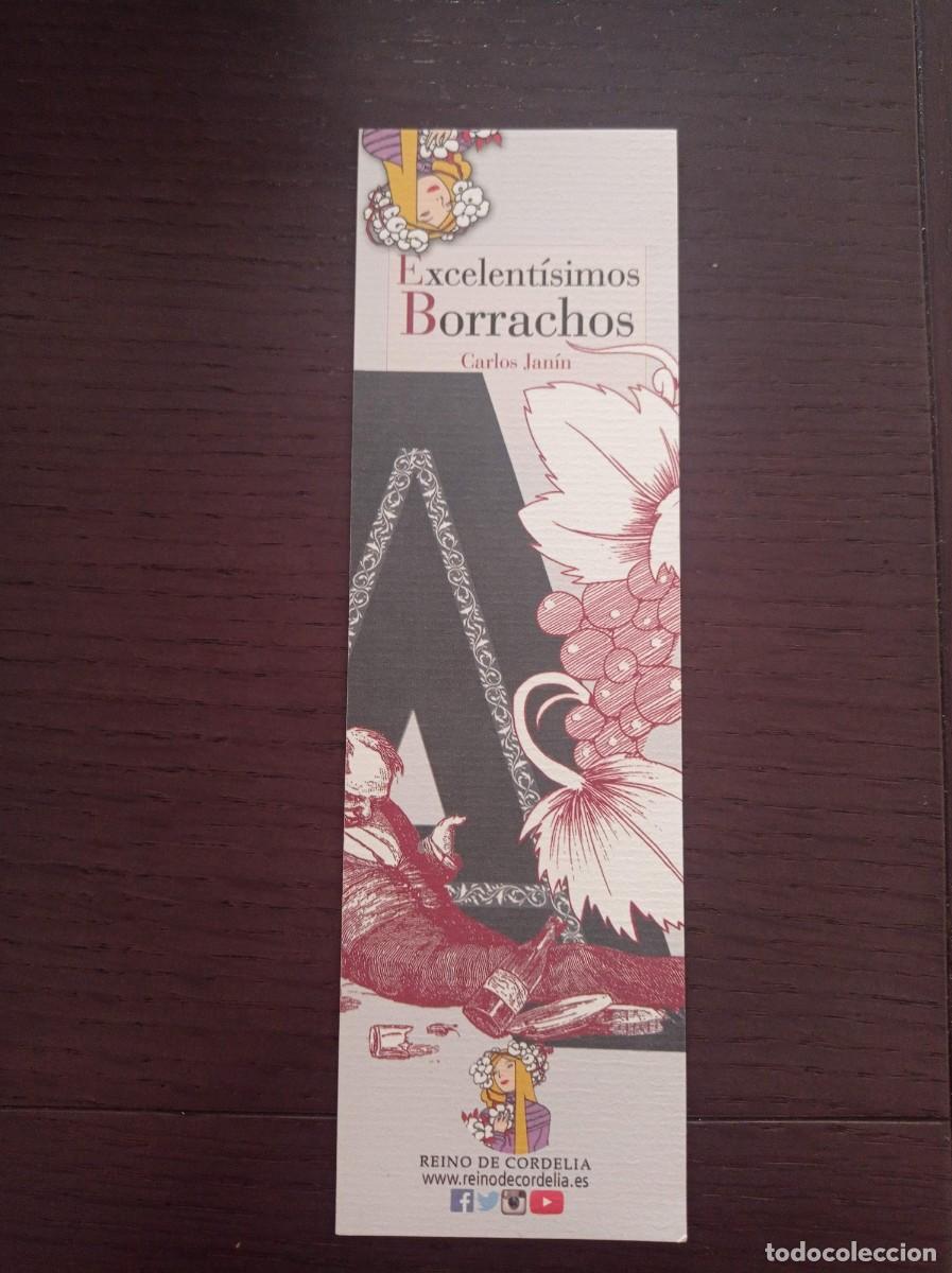 Coleccionismo Marcap&aacute;ginas: MARCAP&Aacute;GINAS. REINO DE CORDELIA. CARLOS JAN&Iacute;N. EXCELENT&Iacute;SIMOS BORRACHOS