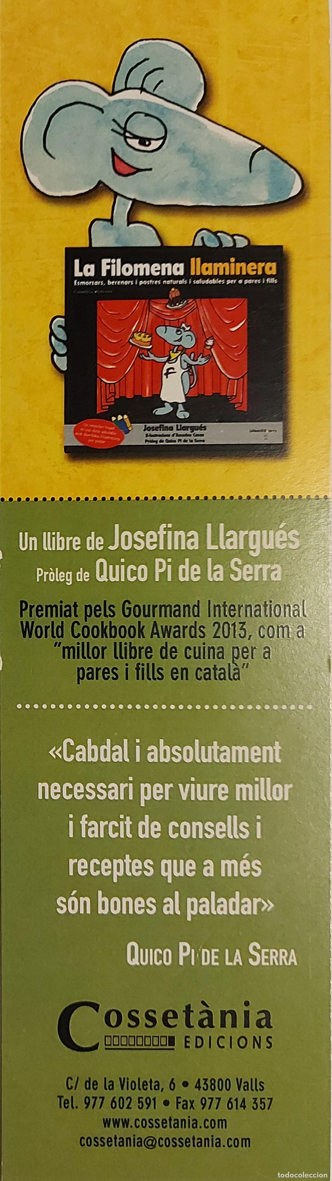 Collectables Bookmark: MARCAPAGINAS - COSSETANIA EDICIONS - LA FILOMENA LLAMINERA