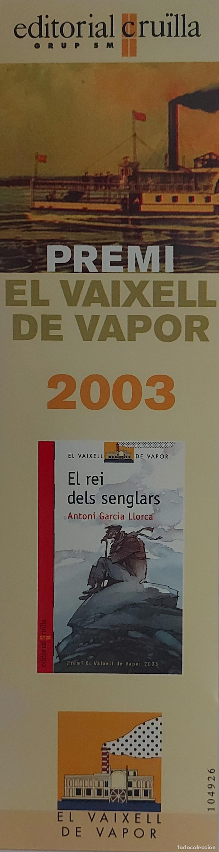 Collectables Bookmark: MARCAPAGINAS - CRUILLA - PREMI EL VAIXELL DE VAPOR 2003