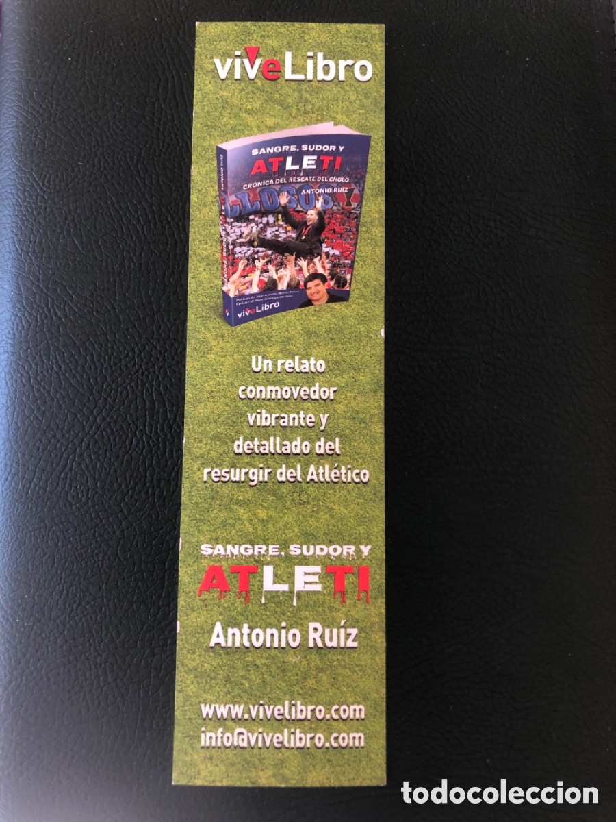 Collectionnisme Marque-pages: Marcap&aacute;ginas Atl&eacute;tico de Madrid. Sangres, sudor y Atleti. ASM