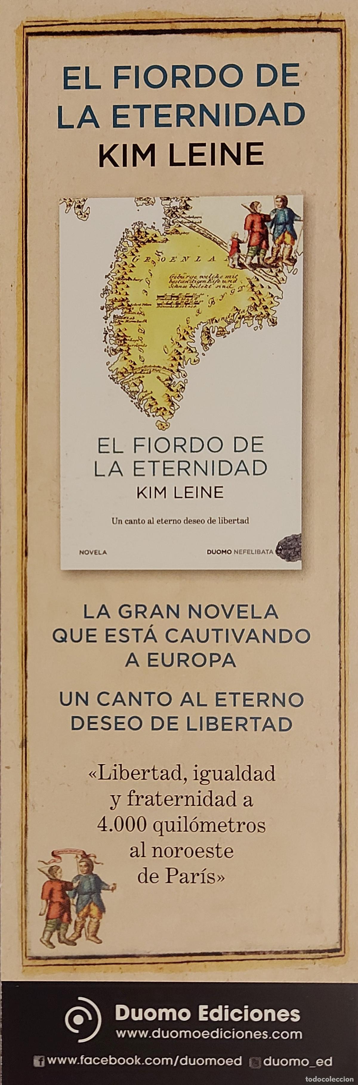 Collezionismo Segnalibri: MARCAP&Aacute;GINAS - DUOMO - EL FIORDO DE LA ETERNIDAD - KIM LEINE