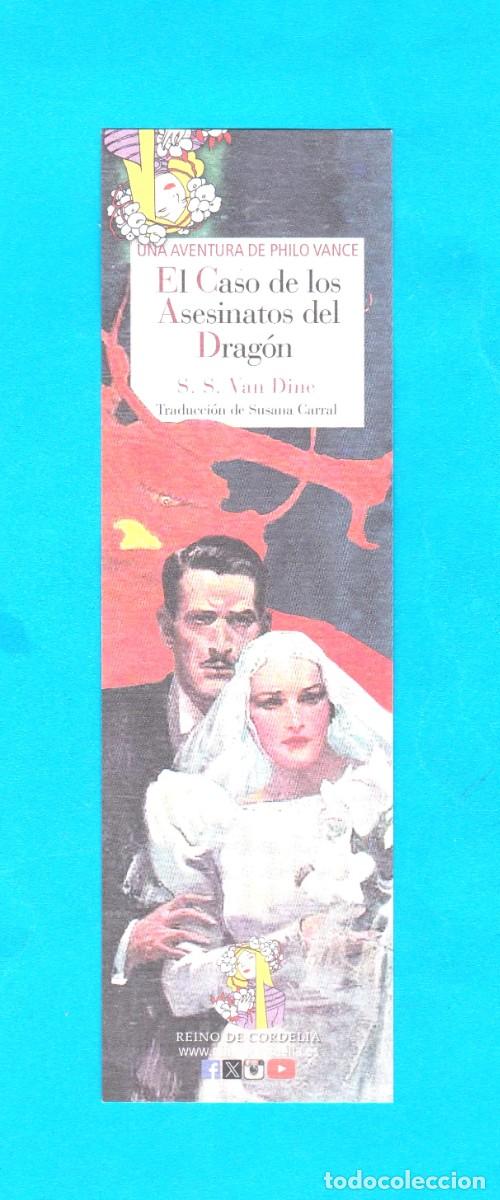 Sammeln von Lesezeichen: Marcapaginas editorial Reino de Cordelia el caso de los asesinatos del Dragon