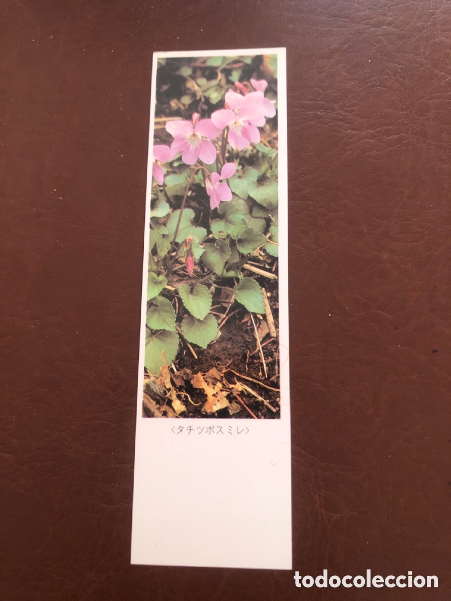 Collezionismo Segnalibri: Marcap&aacute;ginas flores Jap&oacute;n. ASM