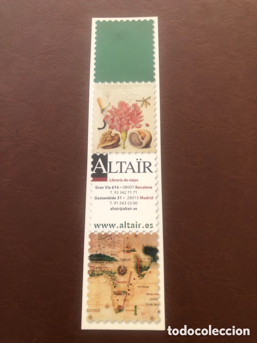 Collezionismo Segnalibri: Marcap&aacute;ginas Revista Altair. Librer&iacute;a de viajes. ASM