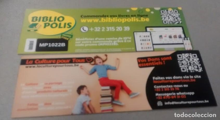Coleccionismo marcap&aacute;ginas: marcap&aacute;ginas libreria belga Bibliopolis