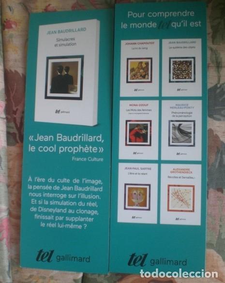 Coleccionismo marcap&aacute;ginas: marcap&aacute;ginas novelas Gallimard - Foto 1