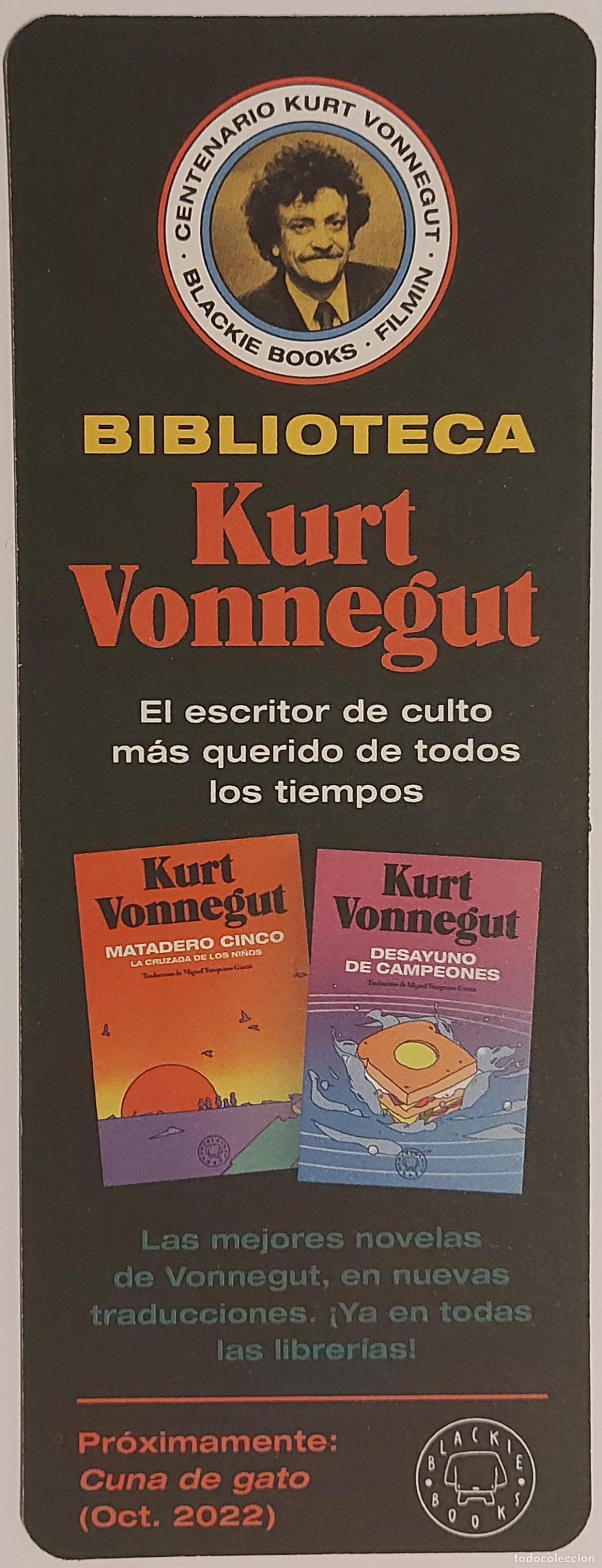 Coleccionismo Marcap&aacute;ginas: MARCAPAGINAS - BLACKIE BOOKS - BIBLIOTECA KURT VONNEGUT