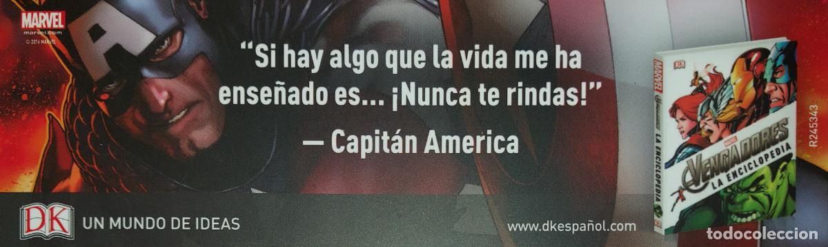 Coleccionismo Marcap&aacute;ginas: MARCAPAGINAS - DK - CAPITAN AMERICA