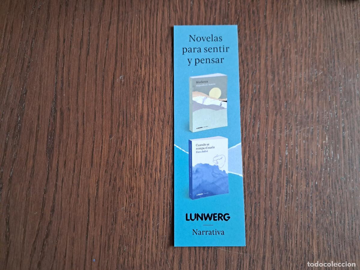 Collectables Bookmark: marcap&aacute;ginas, punto de libro, Novelas para sentir y pensar, Lunwerg, narrativa.