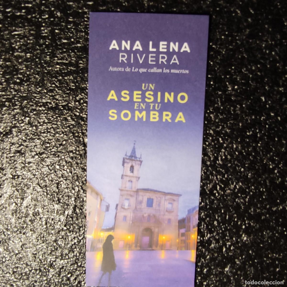 Collectables Bookmark: MARCAPAGINAS . UN ASESINO EN LA SOMBRA ** ANA LENA RIVERA ** MAEVA