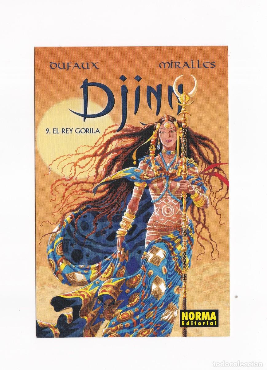 Coleccionismo marcap&aacute;ginas: Marcapaginas editorial Norma formato postal DJINN - Foto 1