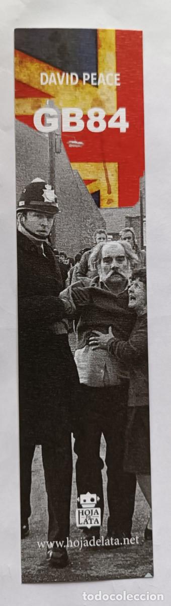 Coleccionismo marcap&aacute;ginas: marcap&aacute;ginas David Peace GB84 Hoja de Lata - Foto 1