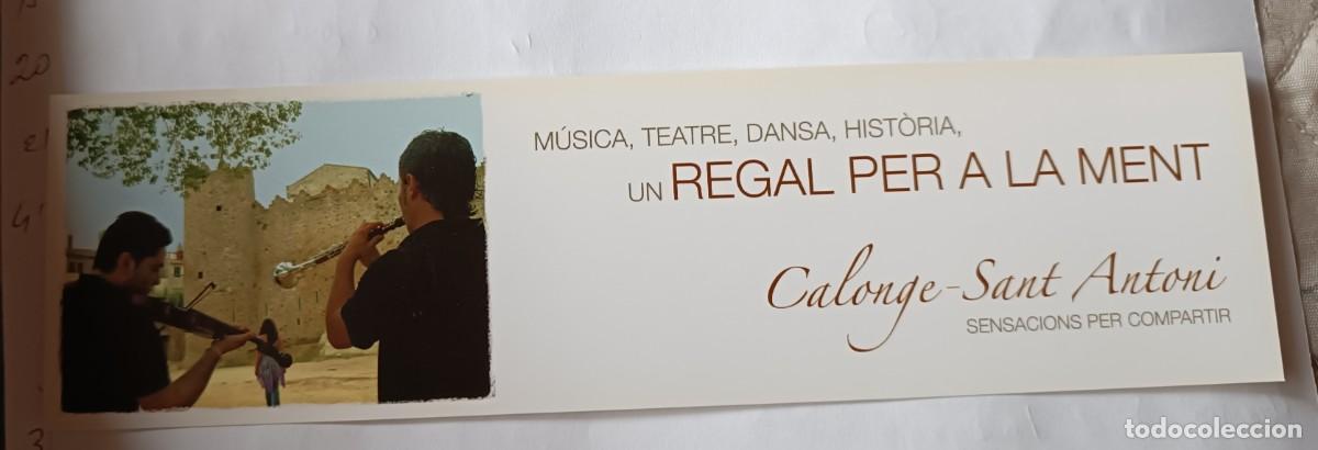 Coleccionismo marcap&aacute;ginas: Punto libro/marcap&aacute;ginas CALONGE Sant Antoni - Foto 1