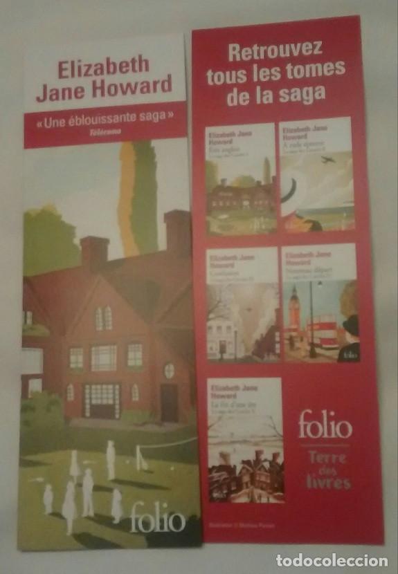 Collectables Bookmark: marcap&aacute;ginas novelas Elizabeth Jane Howard, editorial Folio