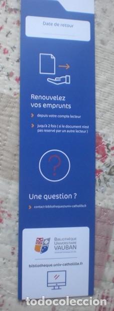 Collectables Bookmark: marcap&aacute;ginas biblioteca universitaria Vauban