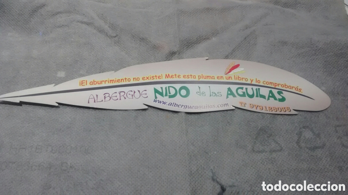 Sammeln von Lesezeichen: MARCAPAGINAS TROQUELADO ALBERGUE NIDO DE LAS AGUILAS. AGUILAR DE CAMPOO. MONTA&Ntilde;A PALENTINA