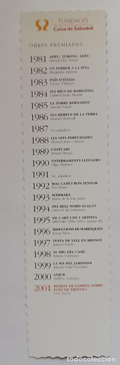 Coleccionismo marcap&aacute;ginas: Punto libro / marcap&aacute;ginas Fundaci&ograve; Caixa de Sabadell - Foto 2