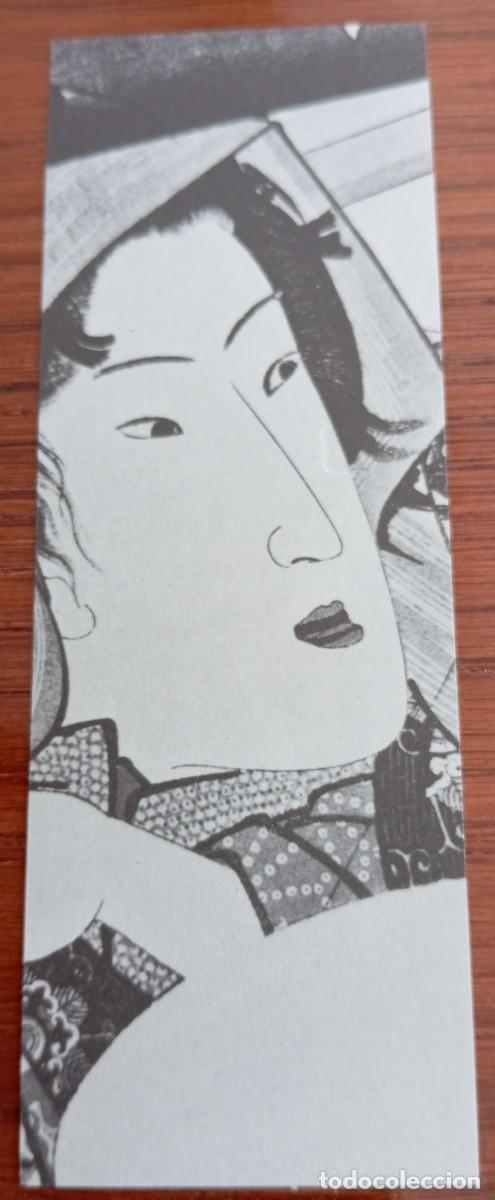 Collectionnisme Marque-pages: PEDIDO M&Iacute;NIMO 3 EUROS. Marcap&aacute;ginas original de Jap&oacute;n. Geisha Ukiyo-e. Editorial Kodansha.