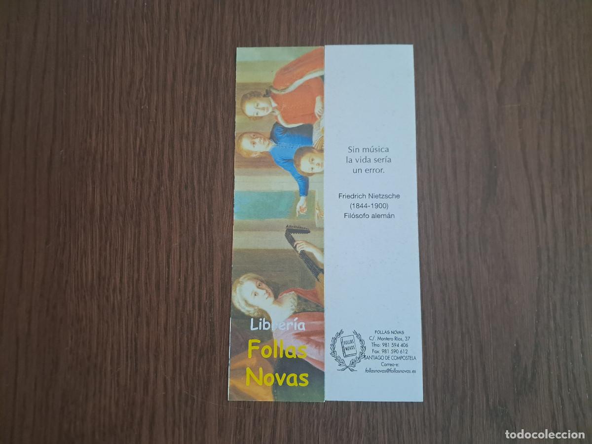 Sammeln von Lesezeichen: marcap&aacute;ginas, punto de libro, librer&iacute;a Follas novas, Santiago de Compostela.