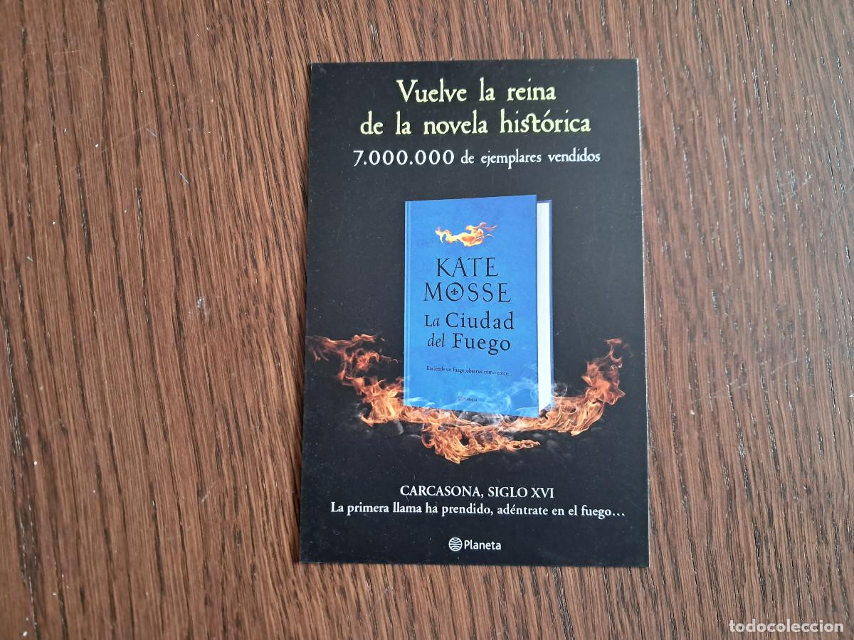 Sammeln von Lesezeichen: marcap&aacute;ginas, punto de libro, La ciudad del fuego, Kate Mosse. Planeta.