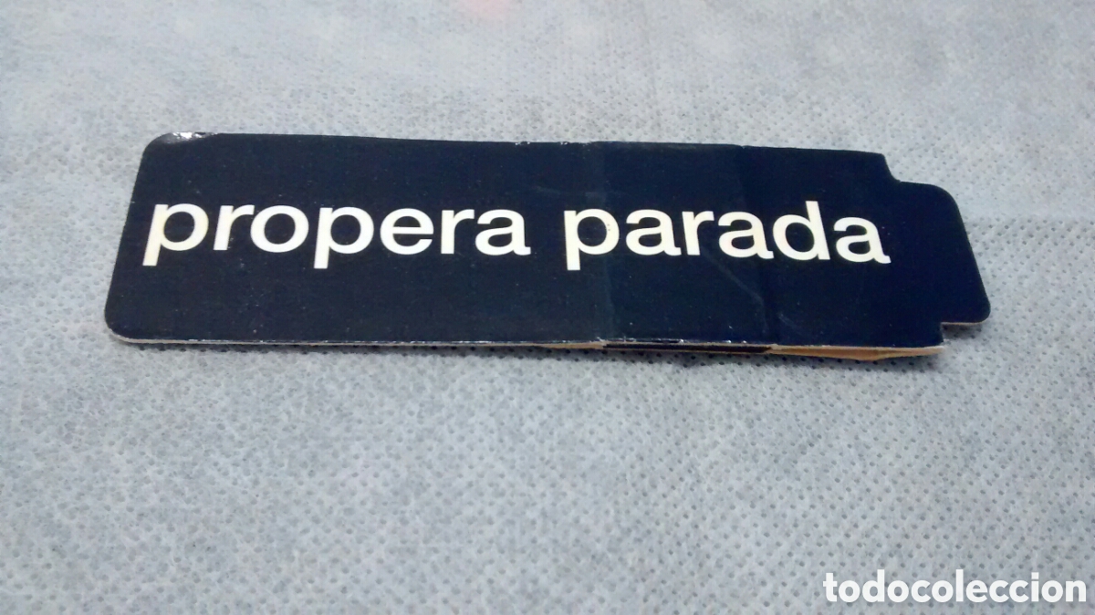 Coleccionismo marcap&aacute;ginas: MARCAPAGINAS IMANTADO PROPERA PARADA TMB - Foto 1