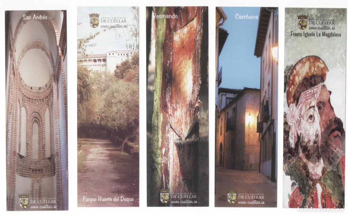 Coleccionismo marcap&aacute;ginas: 10 MARCAP&Aacute;GINAS DE CUELLAR-SEGOVIA- - Foto 2