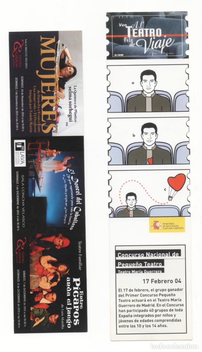 Coleccionismo marcap&aacute;ginas: 2 MARCAP&Aacute;GINAS TEMA TEATRO - Foto 1