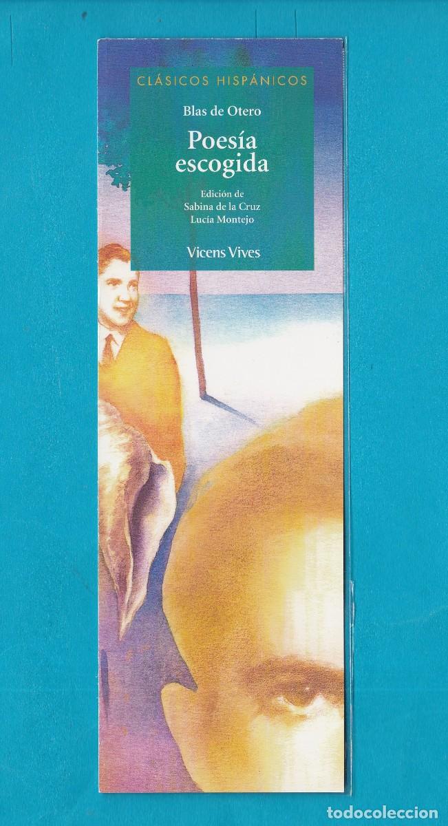 Sammeln von Lesezeichen: Antiguo marcapaginas editorial Vicens Vives Poes&iacute;a escogida