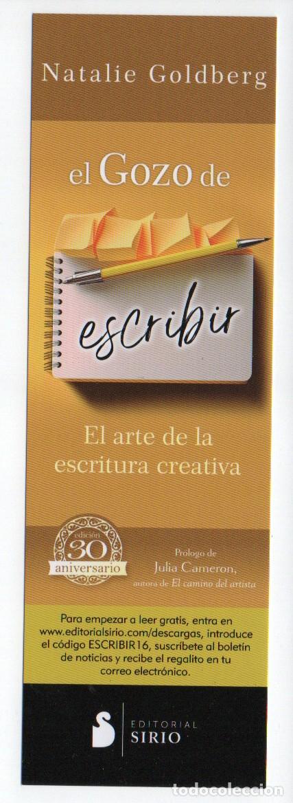 Collectionnisme Marque-pages: MARCAPAGINAS. EL GOZO DE ESCRIBIR. EDITORIAL SIRIO.