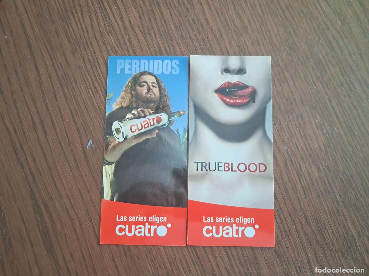 Collectables Bookmark: marcap&aacute;ginas, punto de libro, perdidos-true blood, las series eligen, cuatro. series de TV.